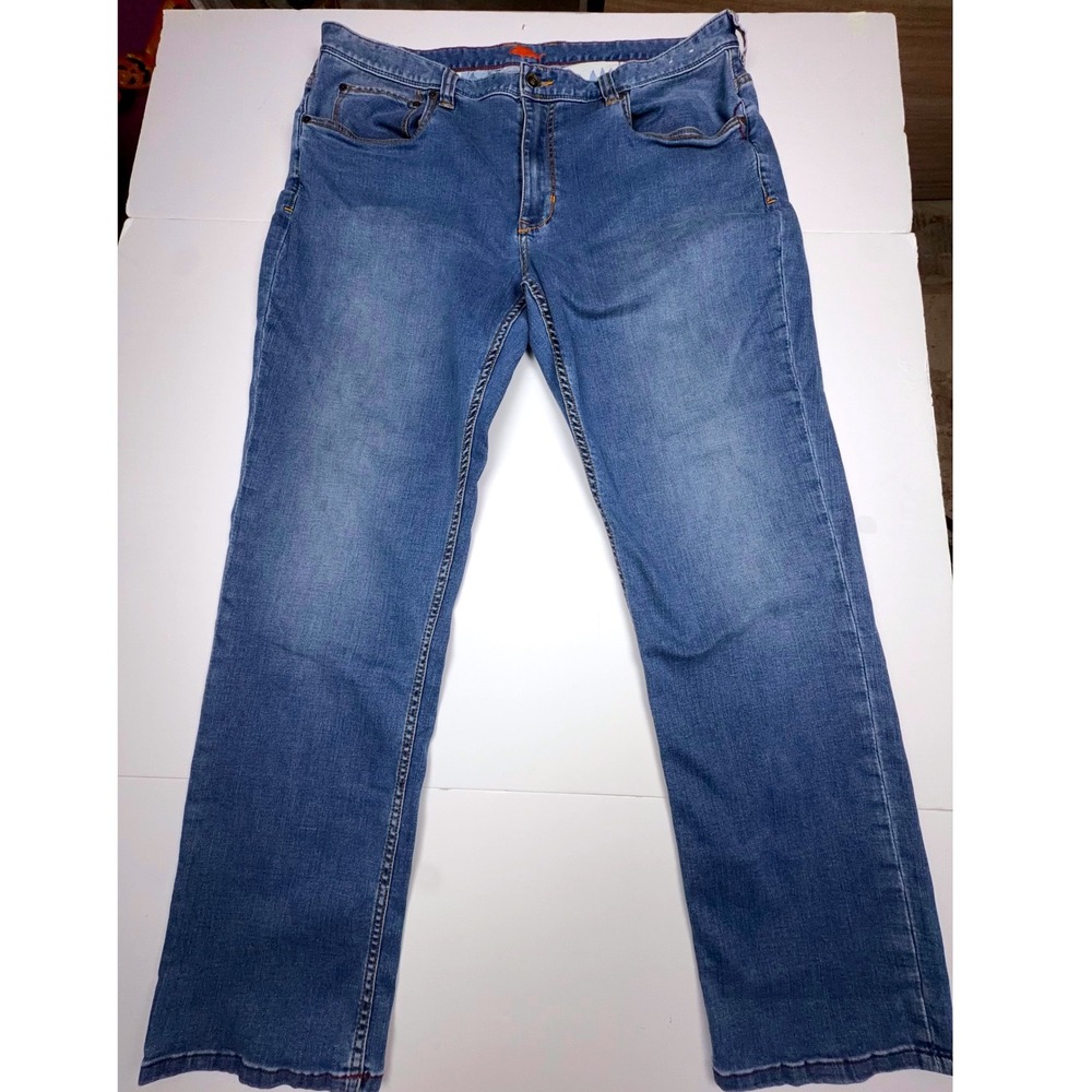 Tommy Bahama Mens Coolmax Tencel Straight‎ Leg Jeans Blue Denim 40x32